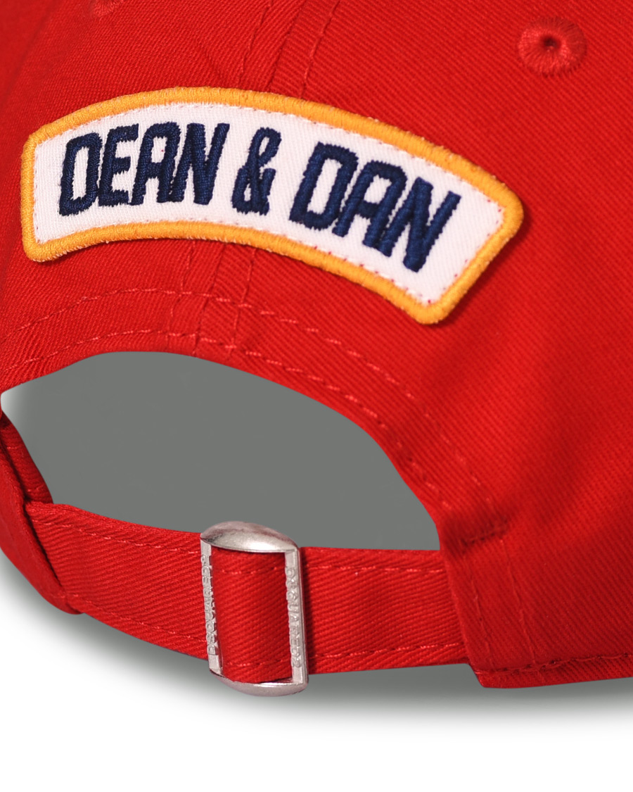 Homme | Dsquared2 Dsq2 Baseball Cap Red | Dsquared2 | Dsq2 Baseball Cap Red