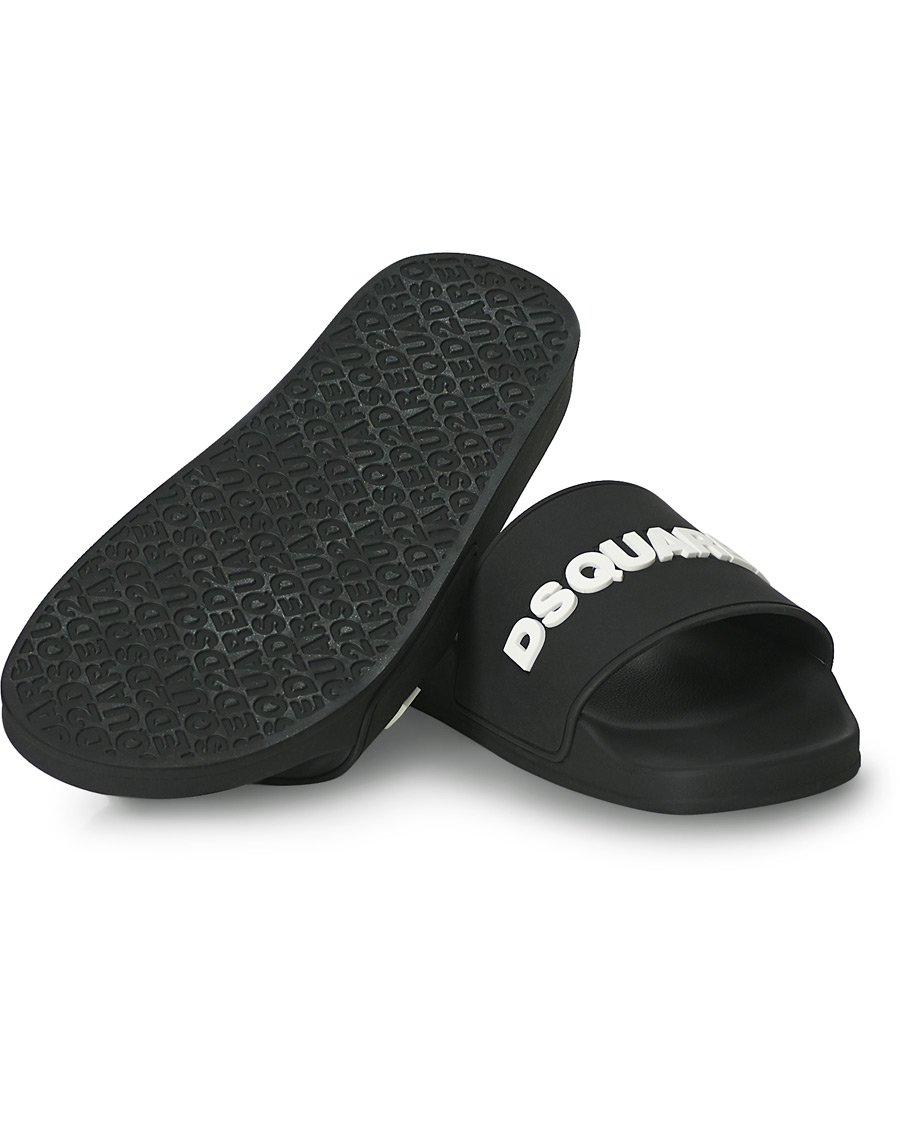 Homme | Dsquared2 Pool Slides Black | Dsquared2 | Pool Slides Black