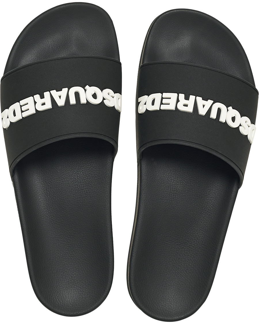 Homme | Dsquared2 Pool Slides Black | Dsquared2 | Pool Slides Black