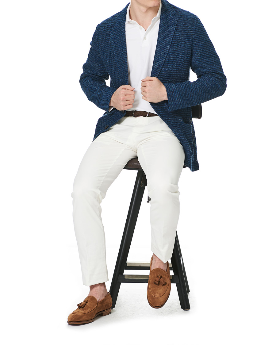 Heren | Blazers | Etro | Jacquard Jersey Blazer Navy