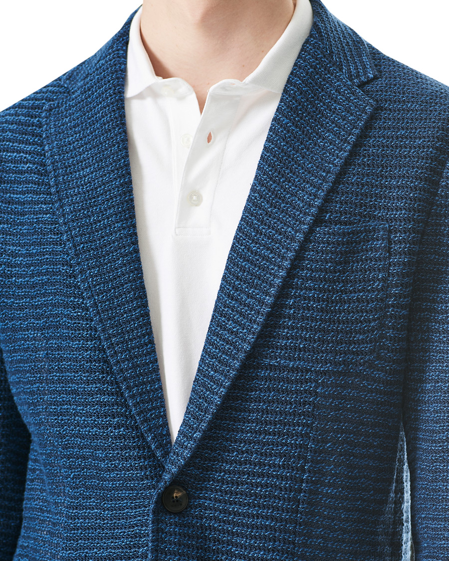 Heren | Blazers | Etro | Jacquard Jersey Blazer Navy
