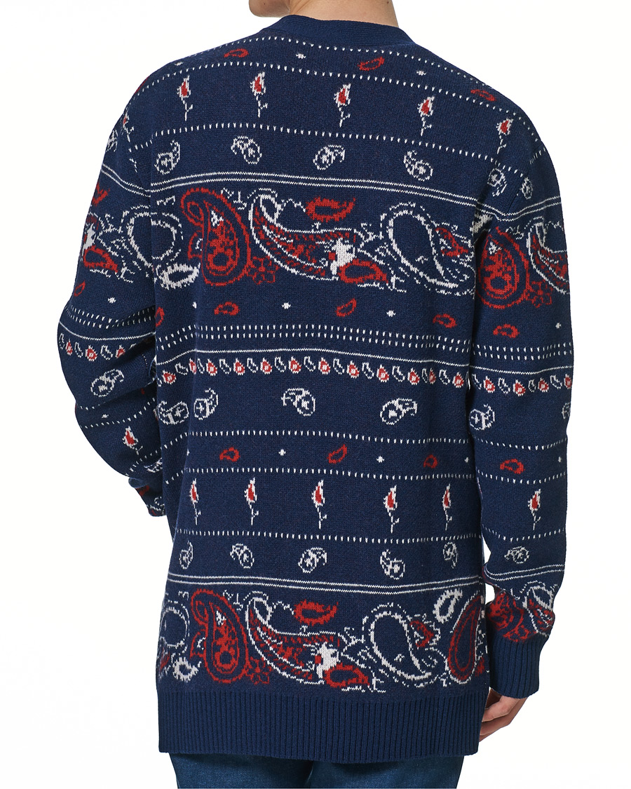 Homme | Pulls Et Tricots | Etro | Jacquard Wool/Cashmere Cardigan Navy