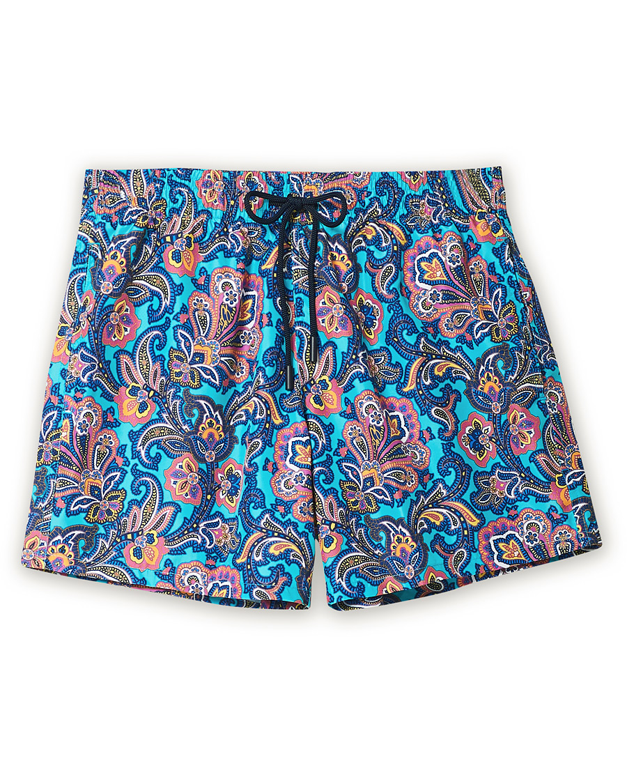 Homme | Maillots De Bain | Etro | Paisley Swim Trunks Blue