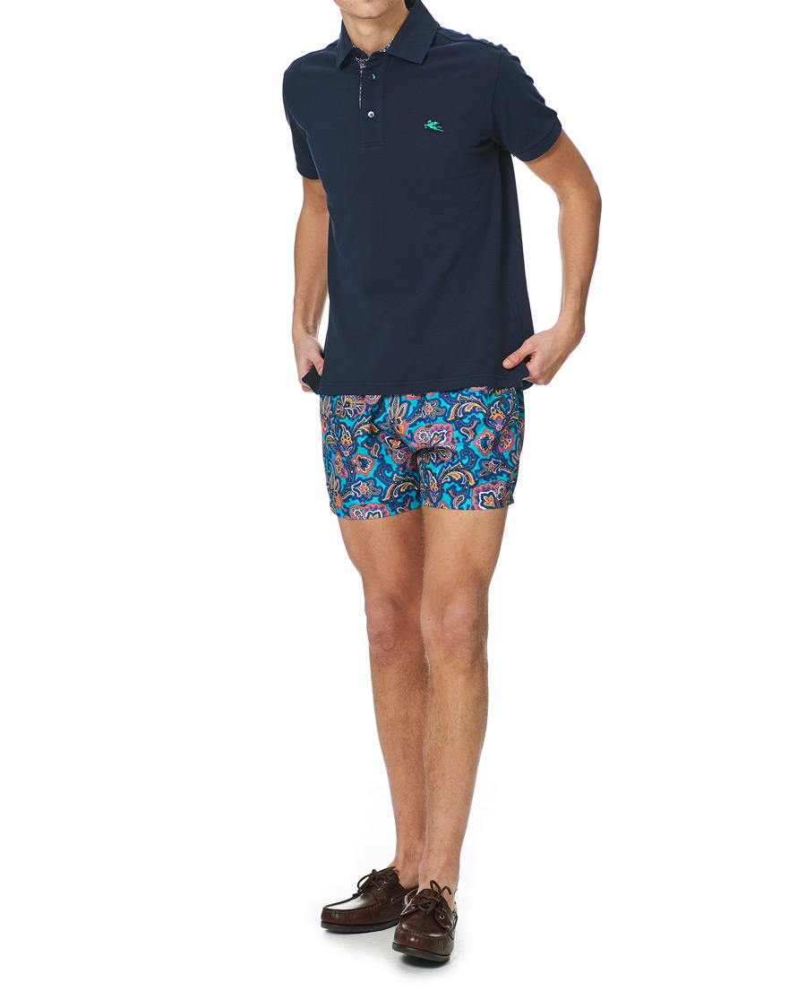 Homme | Maillots De Bain | Etro | Paisley Swim Trunks Blue