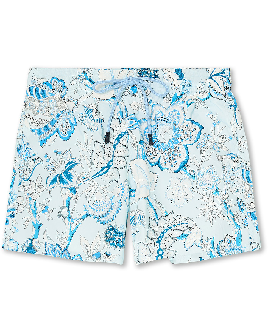 Homme | Maillots De Bain | Etro | Floral Swim Trunks Light Blue