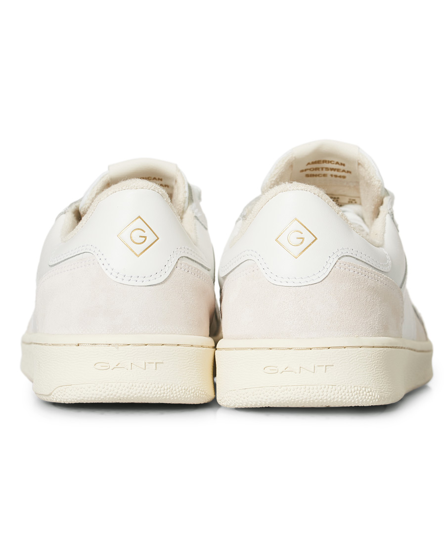Homme | GANT Goodpal Sneaker White/Sand Suede | GANT | Goodpal Sneaker White/Sand Suede