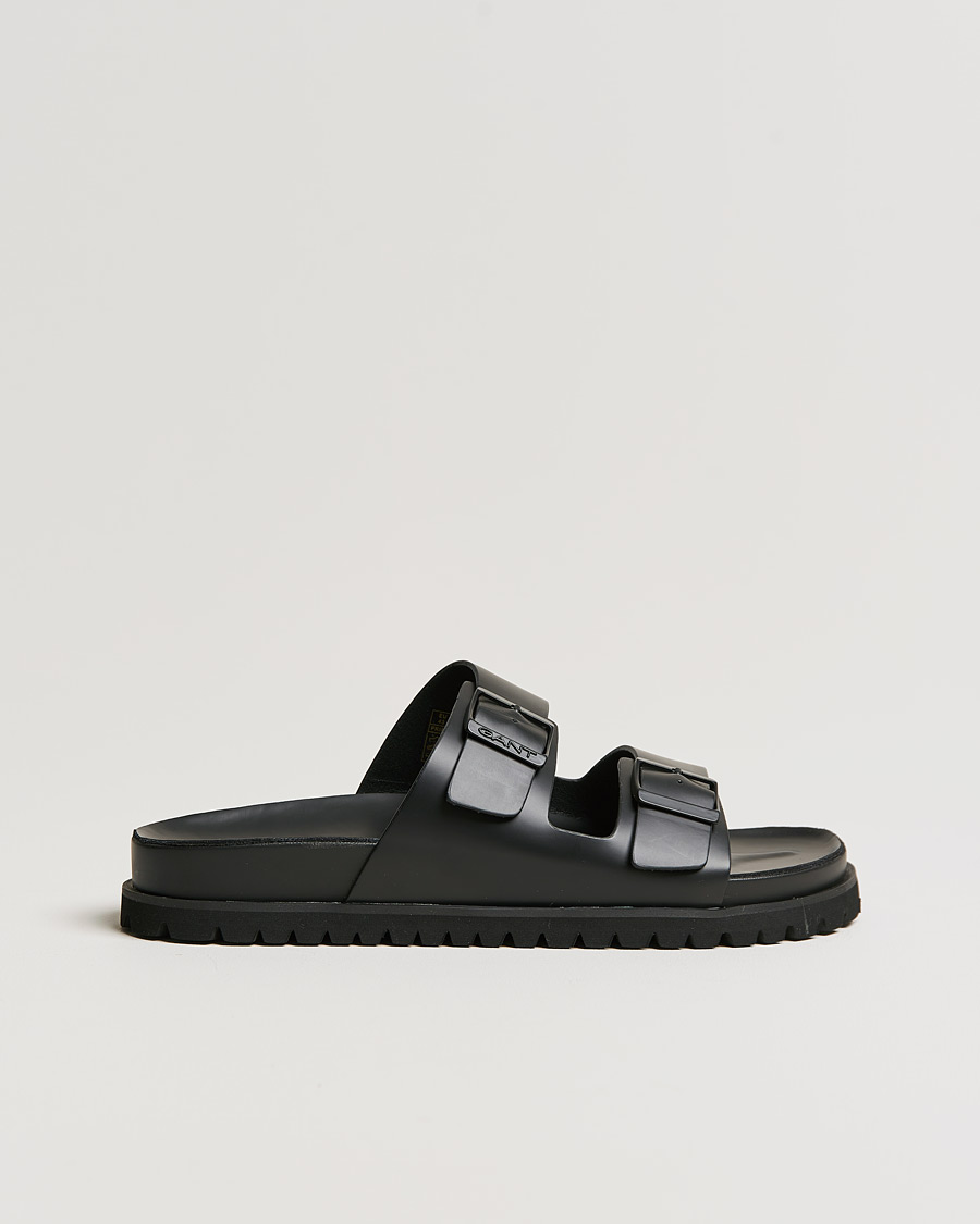 Homme | GANT Primapal Leather Sandal Black | GANT | Primapal Leather Sandal Black