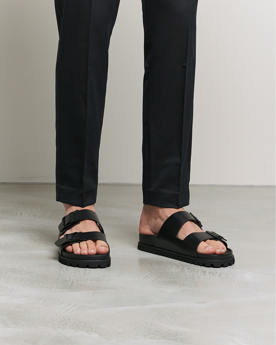 Homme | GANT Primapal Leather Sandal Black | GANT | Primapal Leather Sandal Black