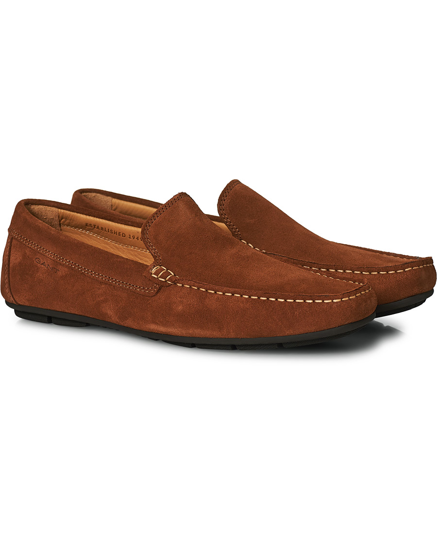 Homme | GANT Mc Bay Car Shoe Cognac Suede | GANT | Mc Bay Car Shoe Cognac Suede