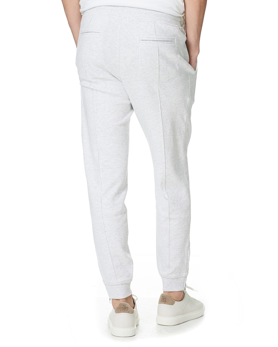 Homme | Pantalons | Brunello Cucinelli | Soft Cotton Jersey Sweatpants Pearl Grey