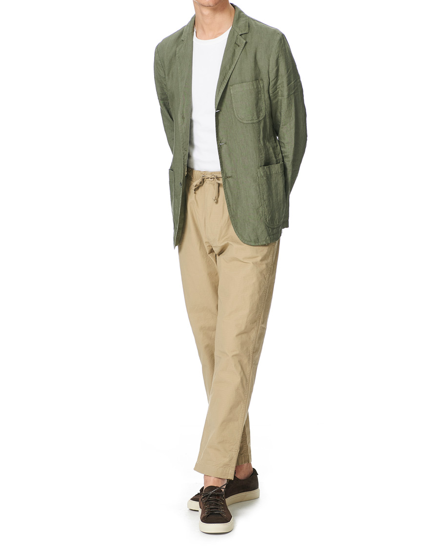 Homme | Blazers | Aspesi | Samuraki Linen Blazer Military