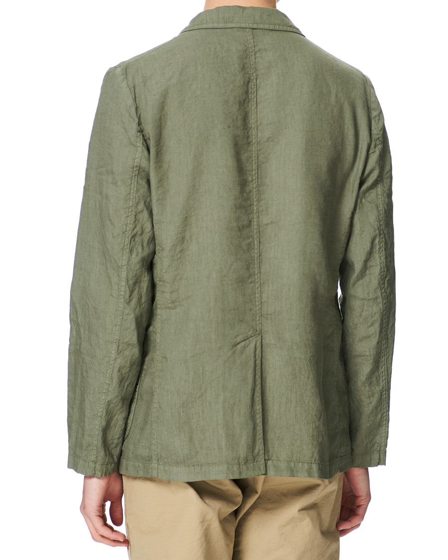 Homme | Blazers | Aspesi | Samuraki Linen Blazer Military