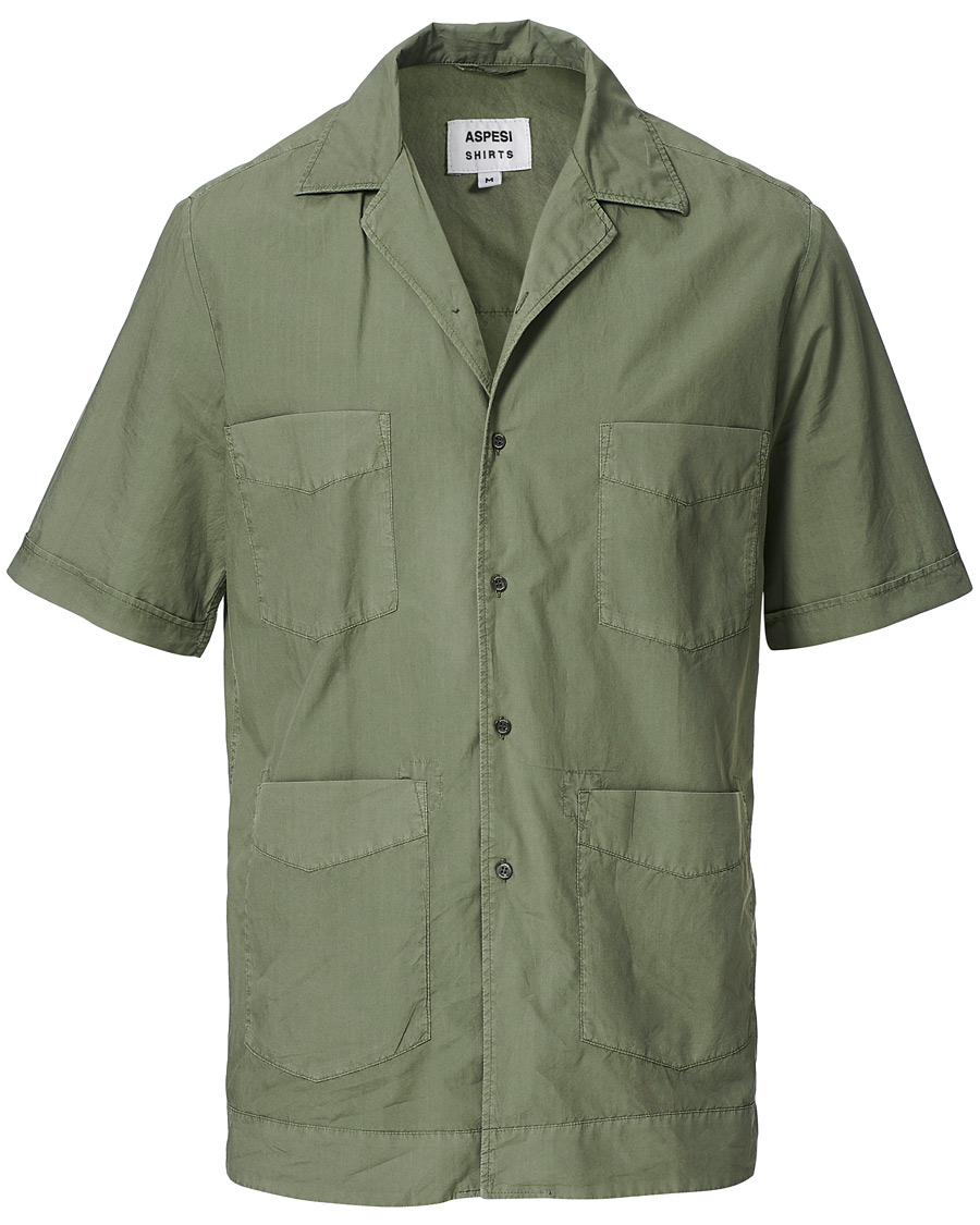 Heren | Overhemden | Aspesi | Short Sleeve UT Shirt Military