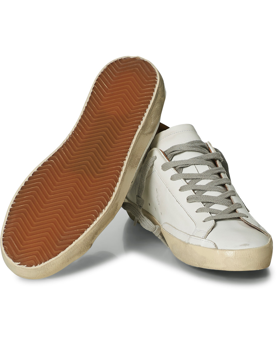 Heren | Golden Goose Deluxe Brand Super-Star Sneakers White/Brown | Golden Goose | Deluxe Brand Super-Star Sneakers White/Brown