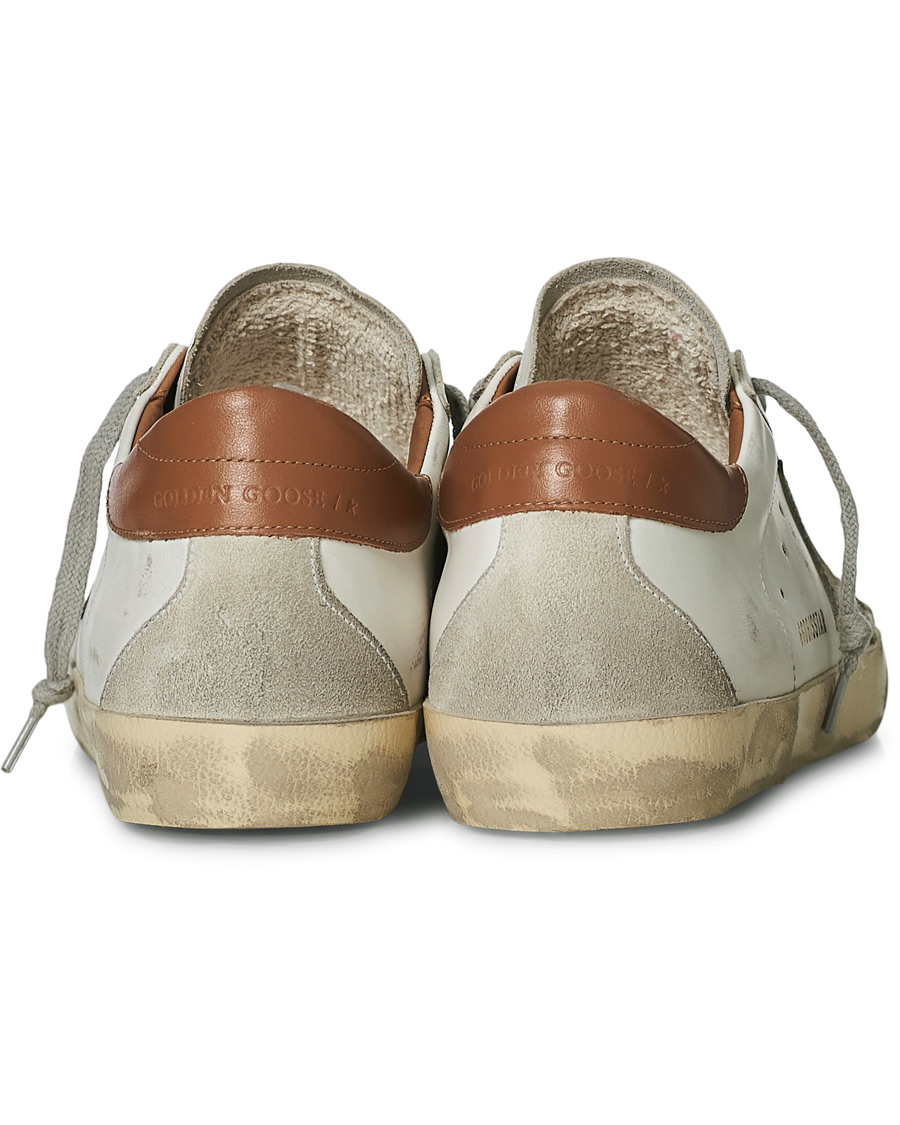 Heren | Golden Goose Deluxe Brand Super-Star Sneakers White/Brown | Golden Goose | Deluxe Brand Super-Star Sneakers White/Brown