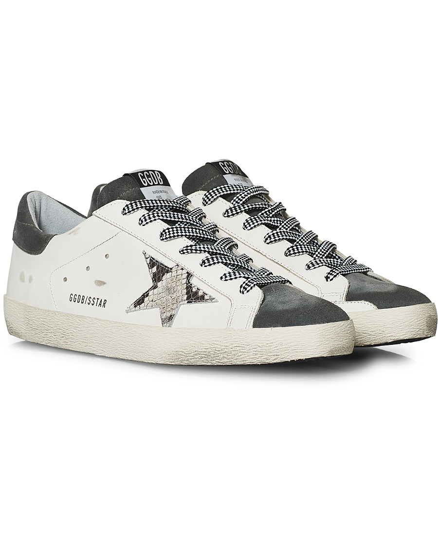 Homme | Golden Goose Deluxe Brand Super-Star Sneakers Black/White | Golden Goose | Deluxe Brand Super-Star Sneakers Black/White
