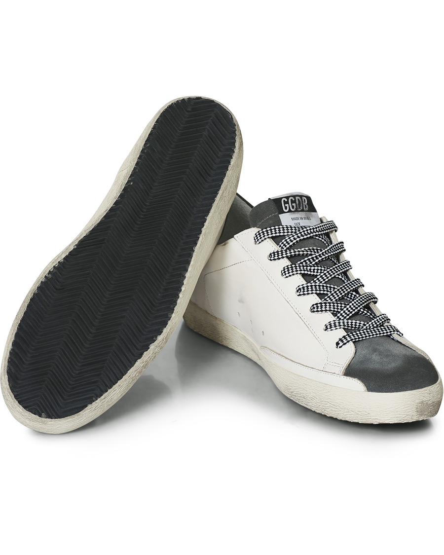 Homme | Golden Goose Deluxe Brand Super-Star Sneakers Black/White | Golden Goose | Deluxe Brand Super-Star Sneakers Black/White