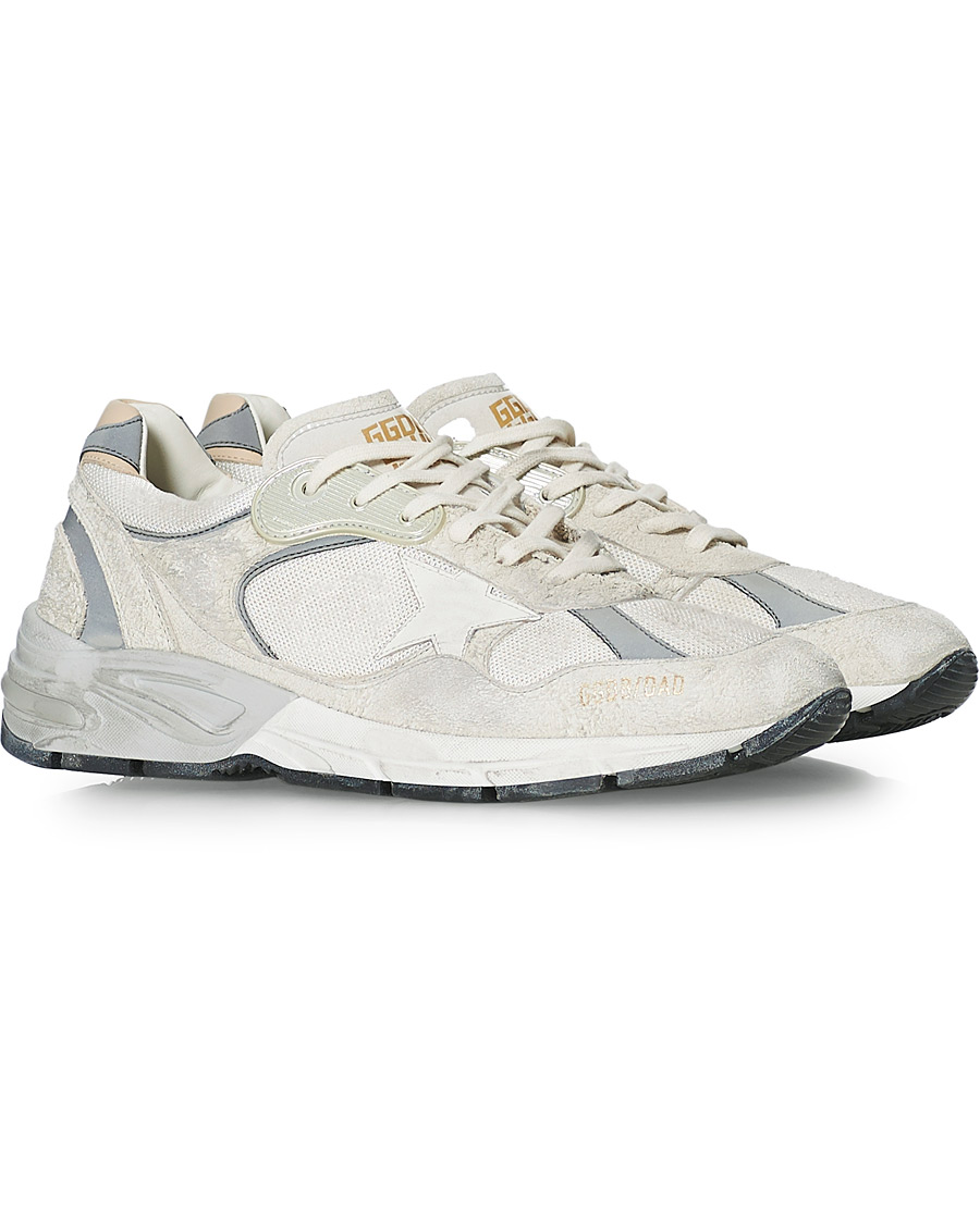 Homme | Golden Goose Deluxe Brand Running Dad Sneakers White/Silver | Golden Goose | Deluxe Brand Running Dad Sneakers White/Silver