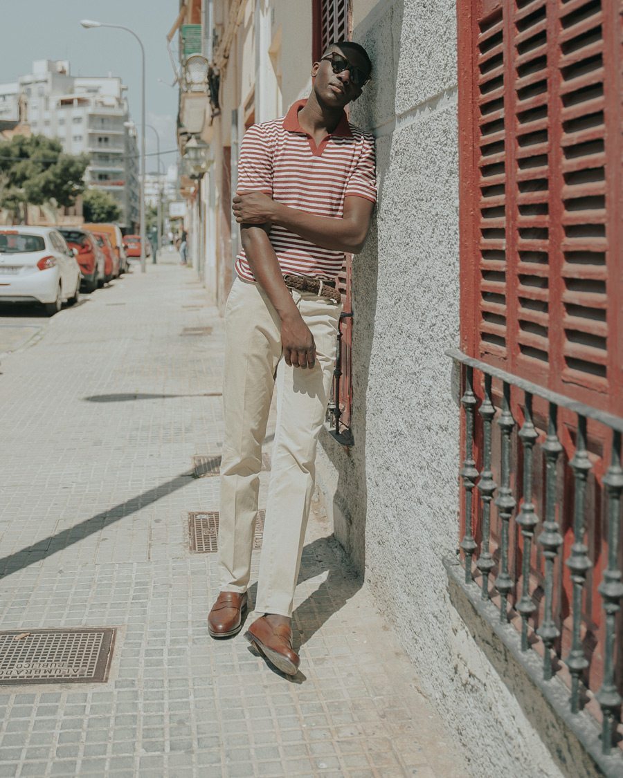 Homme | Pantalons | Incotex | Regular Fit Garment Dyed Slacks Beige