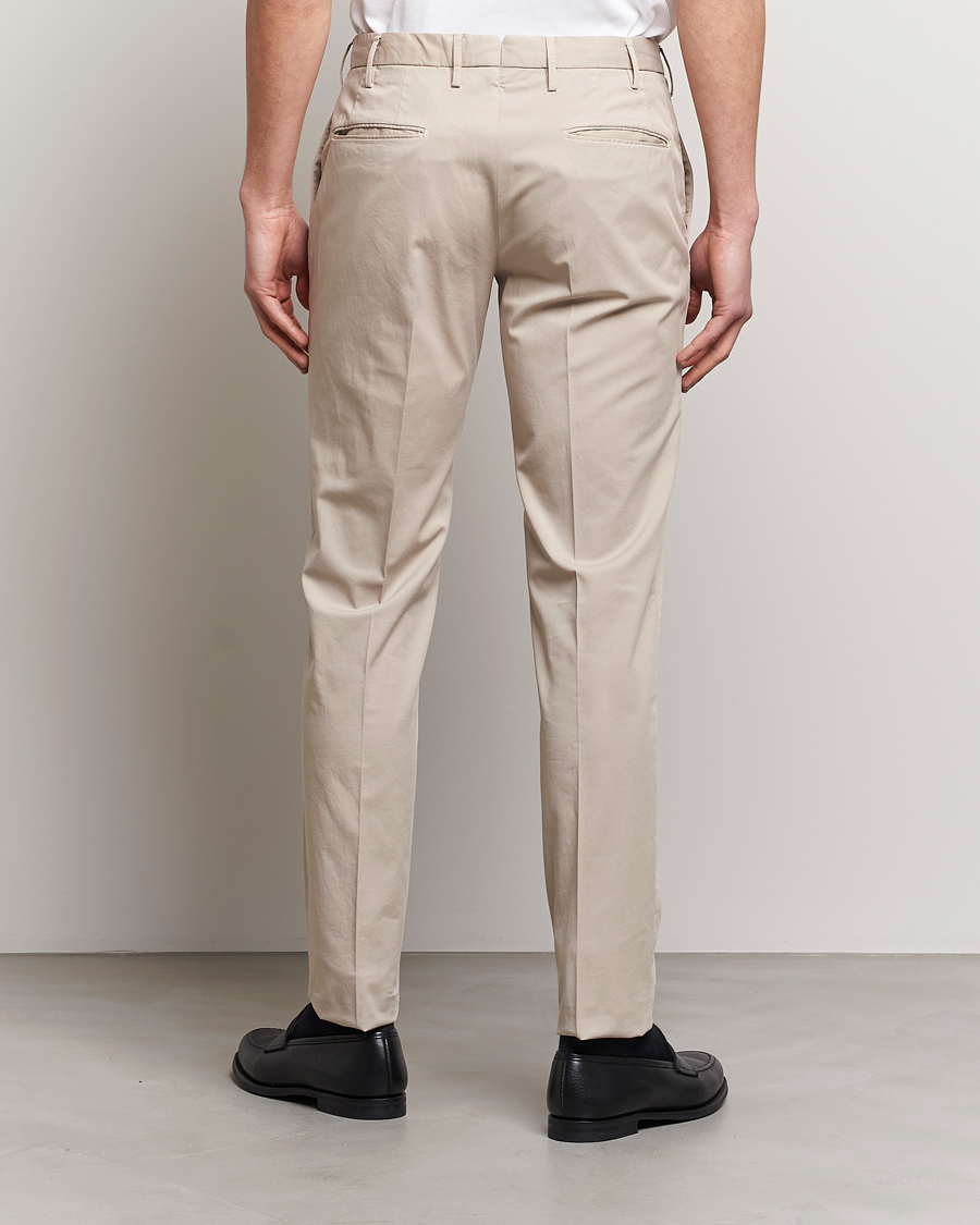 Heren | Broeken | Incotex | Slim Fit Comfort Chinos Light Grey
