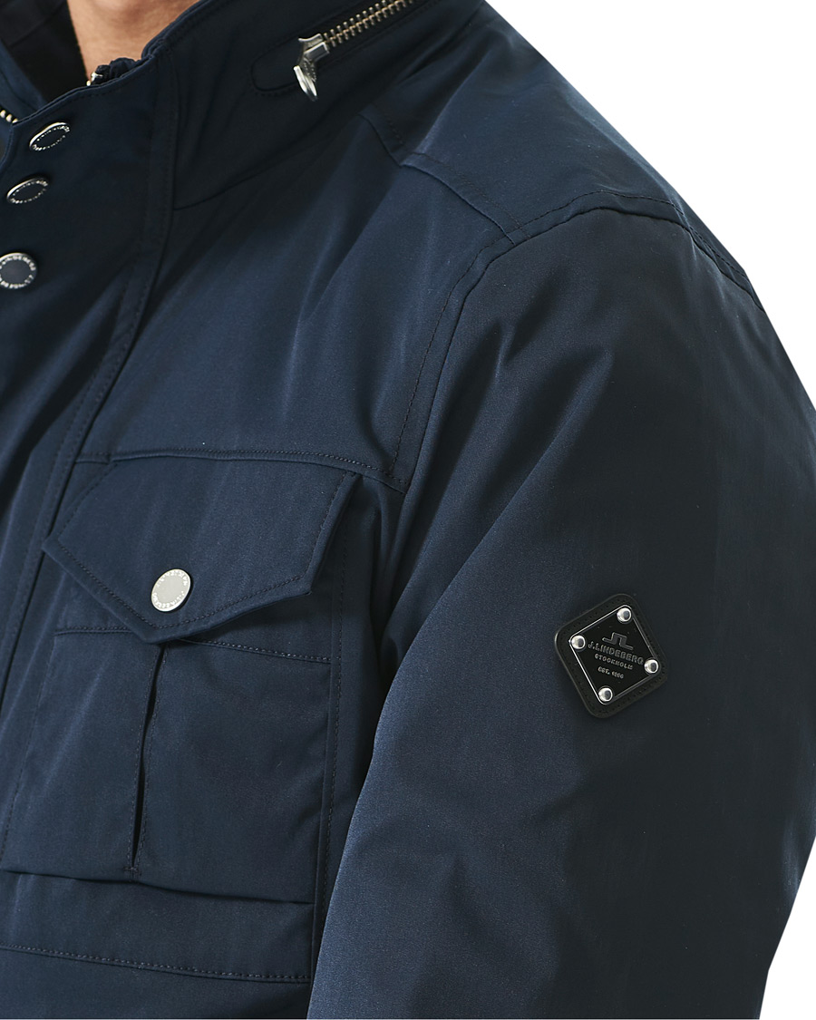 Heren | Jassen | J.Lindeberg | Bailey Field Jacket Navy