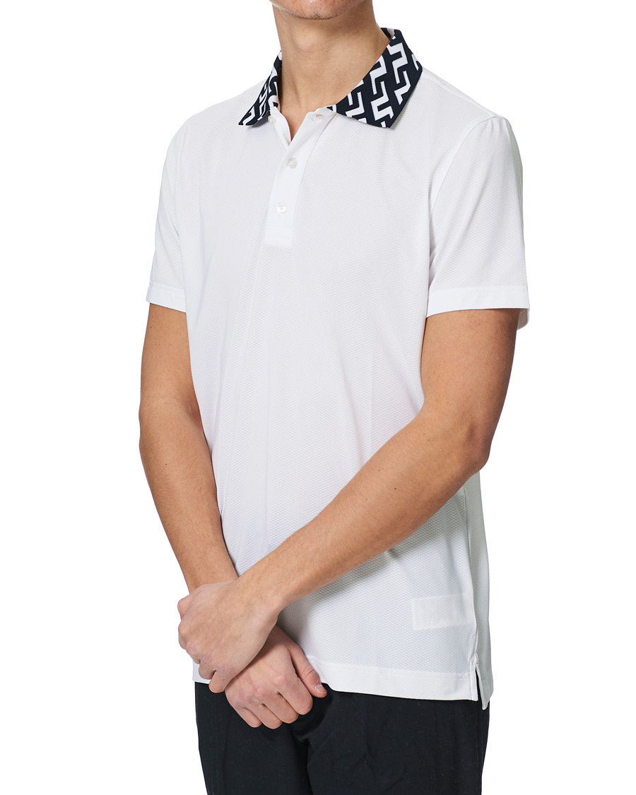 Homme | Polos | J.Lindeberg | Karter Regular Fit Golf Polo White