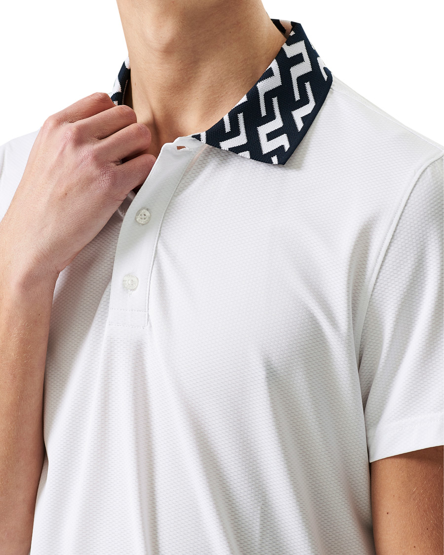 Homme | Polos | J.Lindeberg | Karter Regular Fit Golf Polo White
