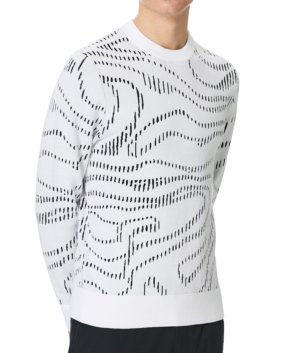 Homme | Pulls Et Tricots | J.Lindeberg | Cyrus Golf Knit Sweater White Spiral Camo