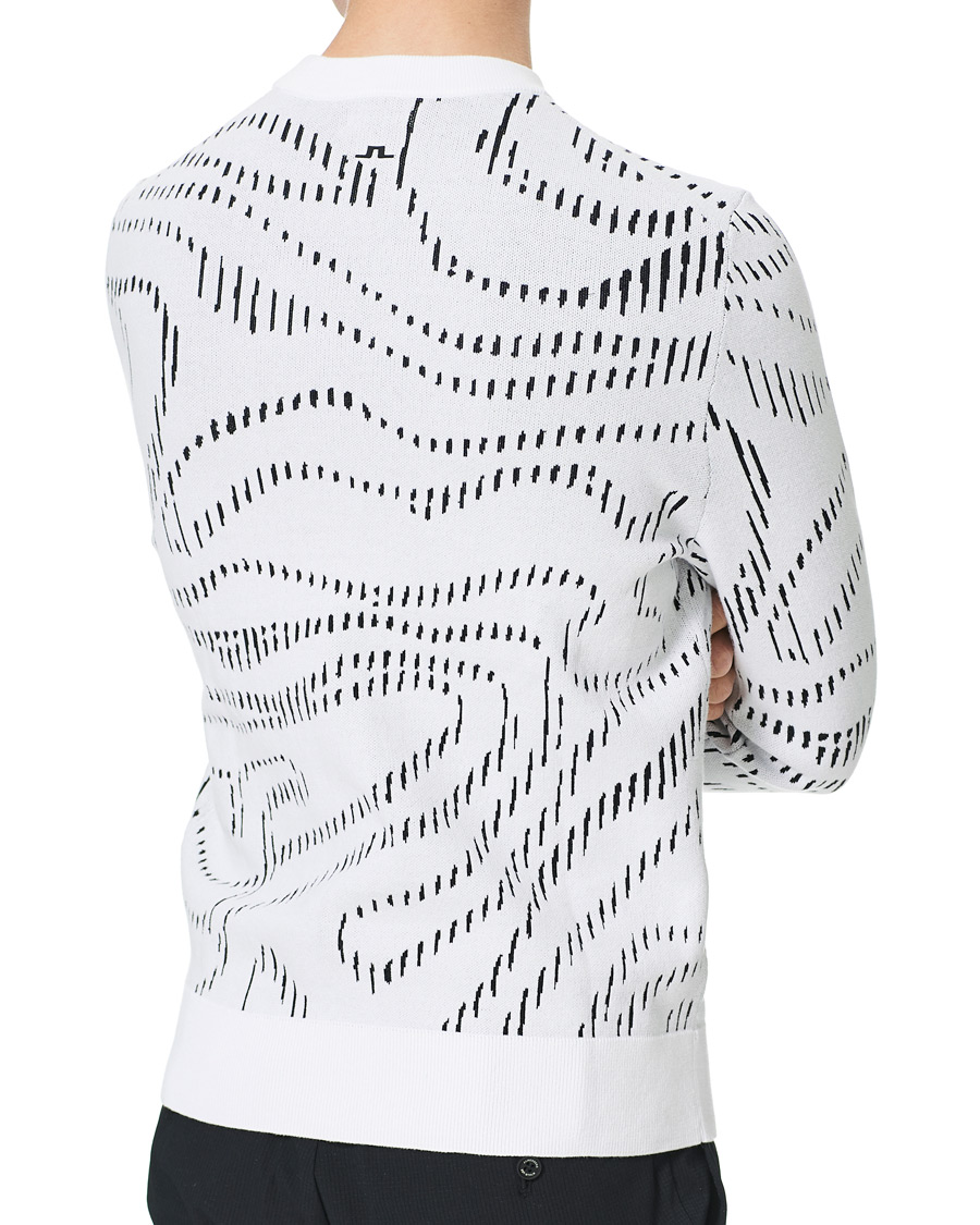 Homme | Pulls Et Tricots | J.Lindeberg | Cyrus Golf Knit Sweater White Spiral Camo