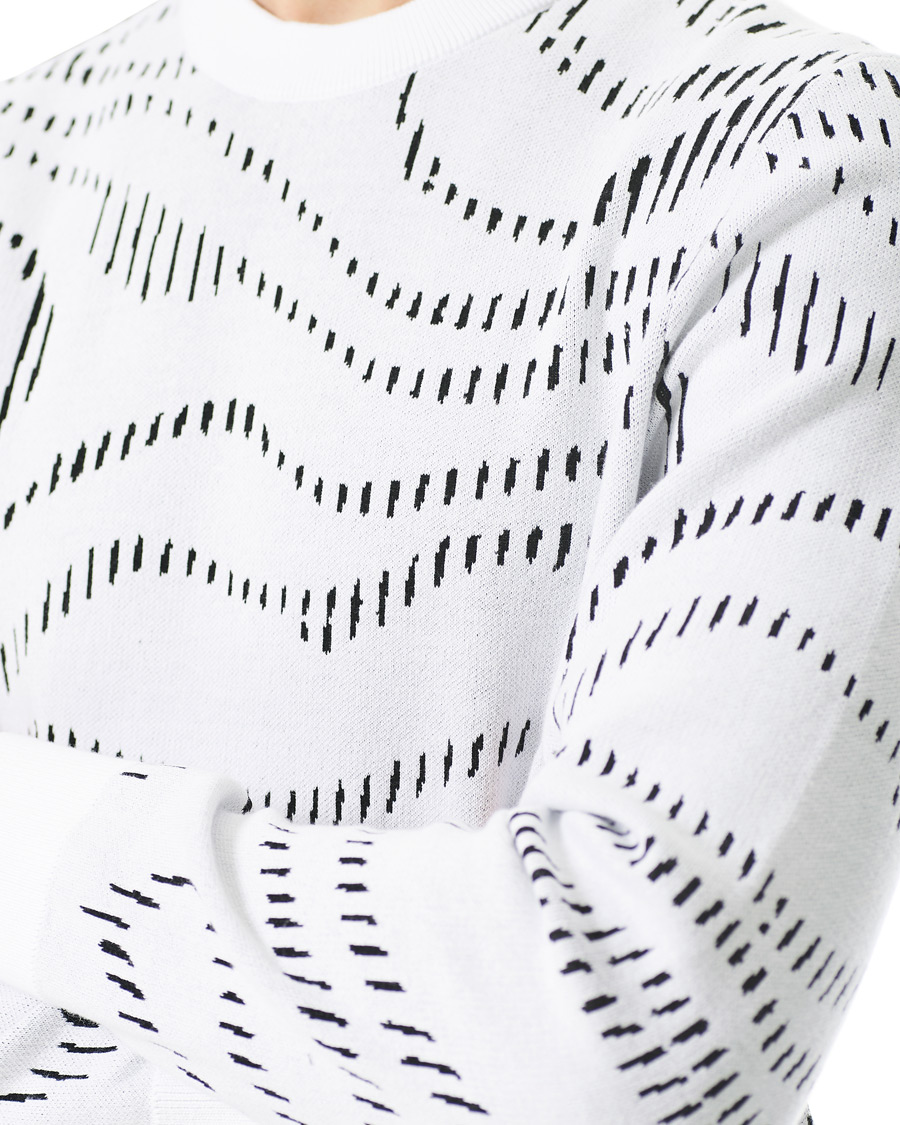 Homme | Pulls Et Tricots | J.Lindeberg | Cyrus Golf Knit Sweater White Spiral Camo