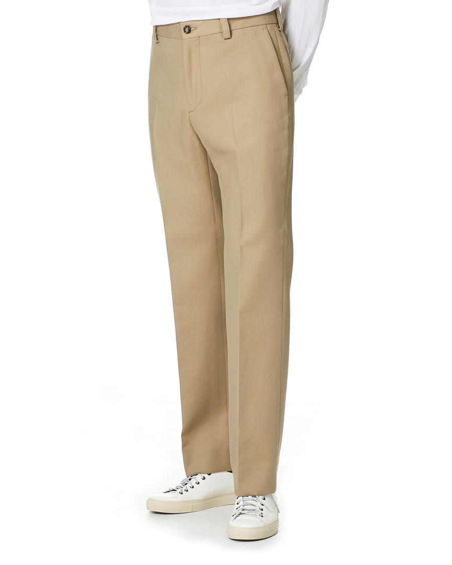 Heren | Broeken | J.Lindeberg | Haij Double Weaved Trousers Batique Khaki