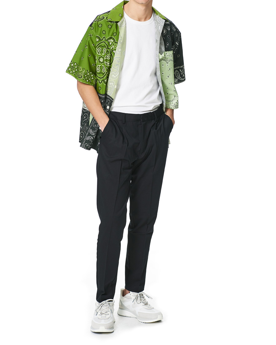Heren | Overhemden | KENZO | Patchwork Short Sleeves Shirt Green