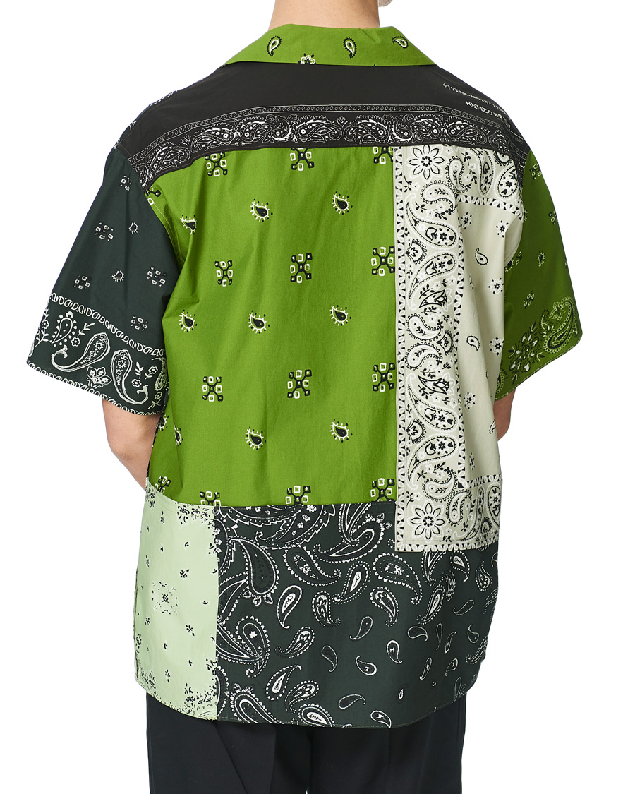 Heren | Overhemden | KENZO | Patchwork Short Sleeves Shirt Green