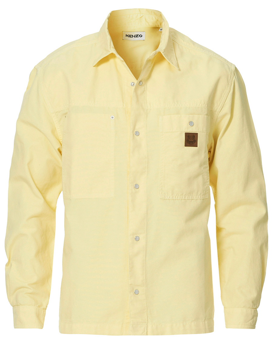 Homme | Chemises | KENZO | Snap Overshirt Bright Yellow