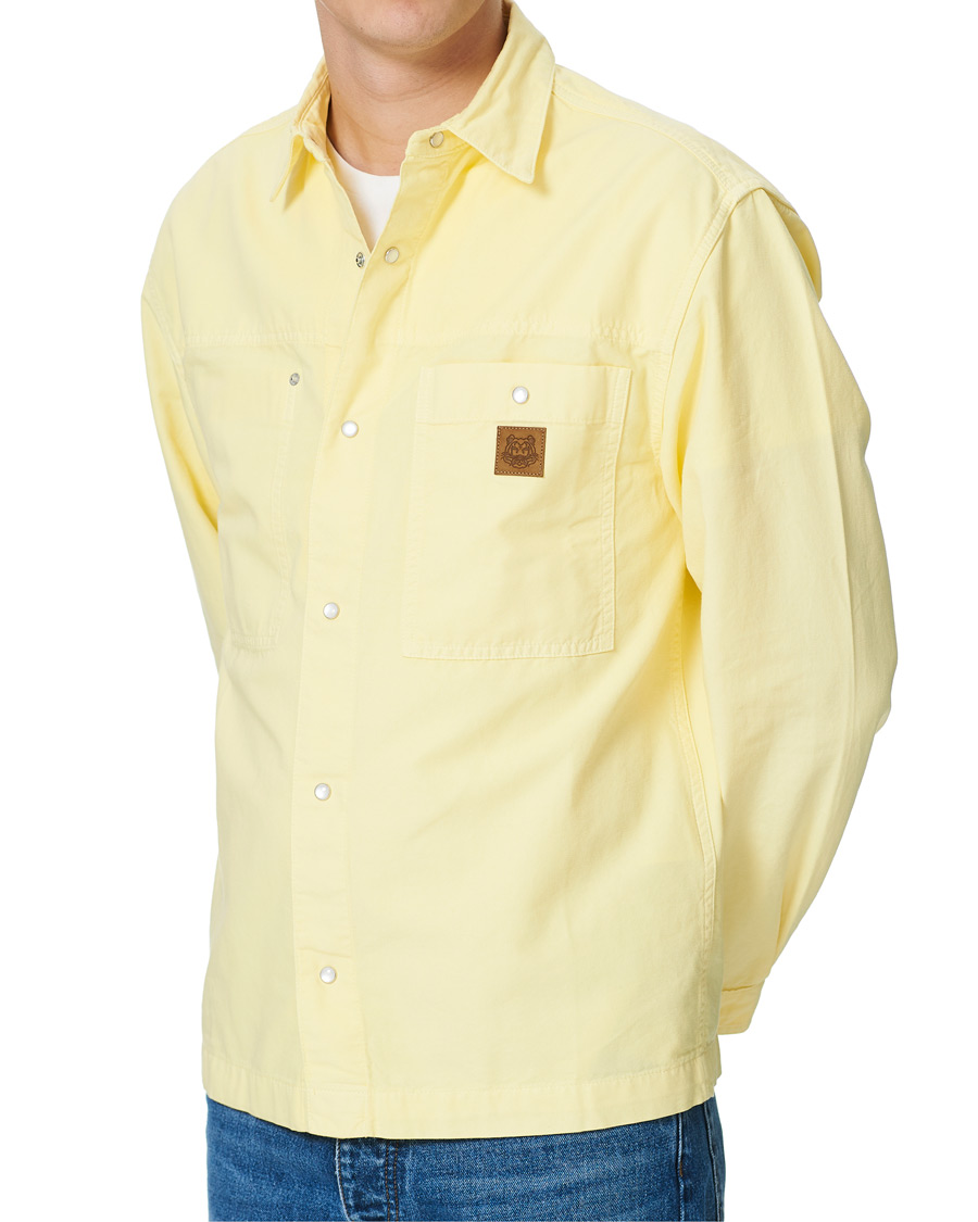 Homme | Chemises | KENZO | Snap Overshirt Bright Yellow