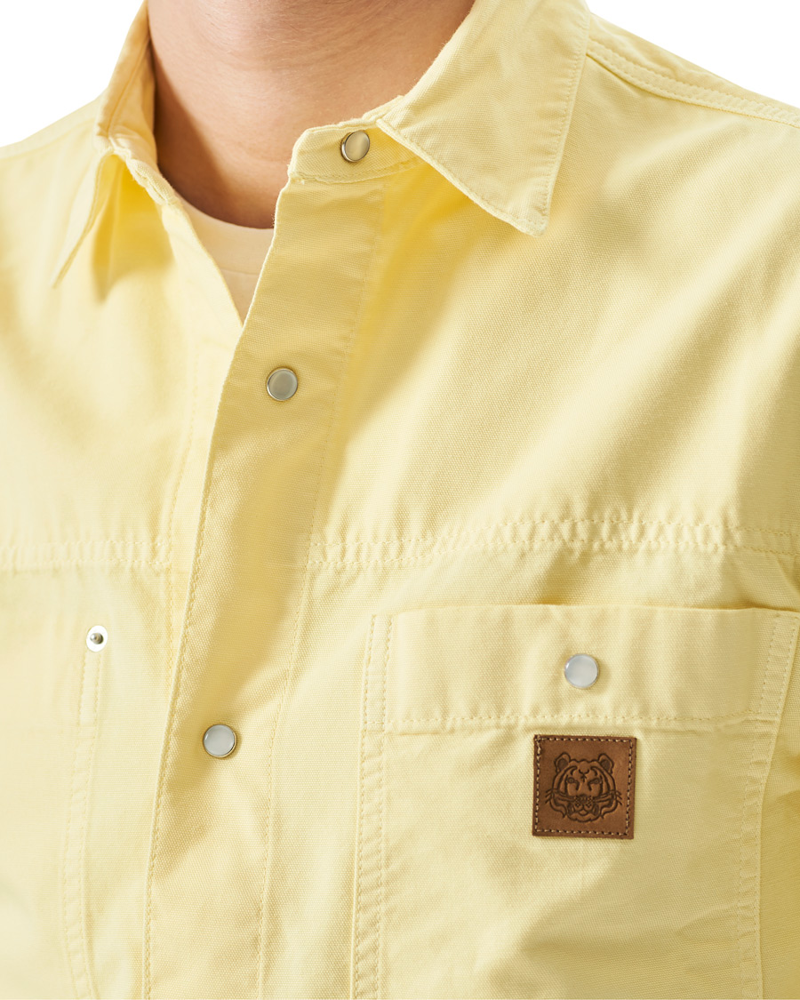 Homme | Chemises | KENZO | Snap Overshirt Bright Yellow