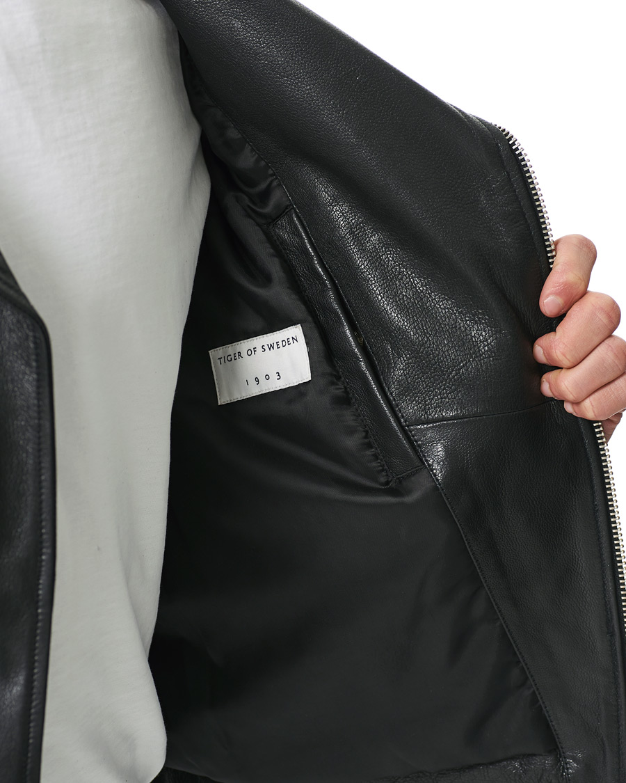 Heren | Jassen | Tiger of Sweden | Axton Leather Jacket Black