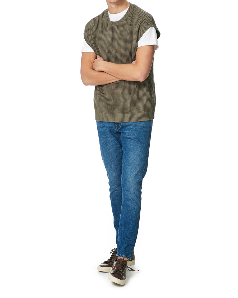Homme | Pulls Et Tricots | Tiger of Sweden | Clemente Knitted Vest Light Khaki