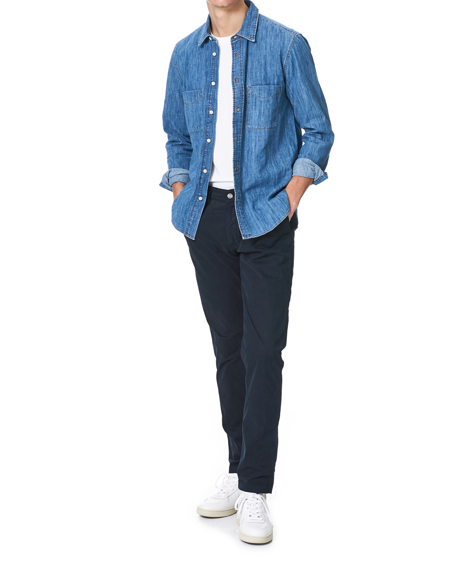 Homme | Chemises | Tiger of Sweden | Benjad Denim Shirt Light Blue