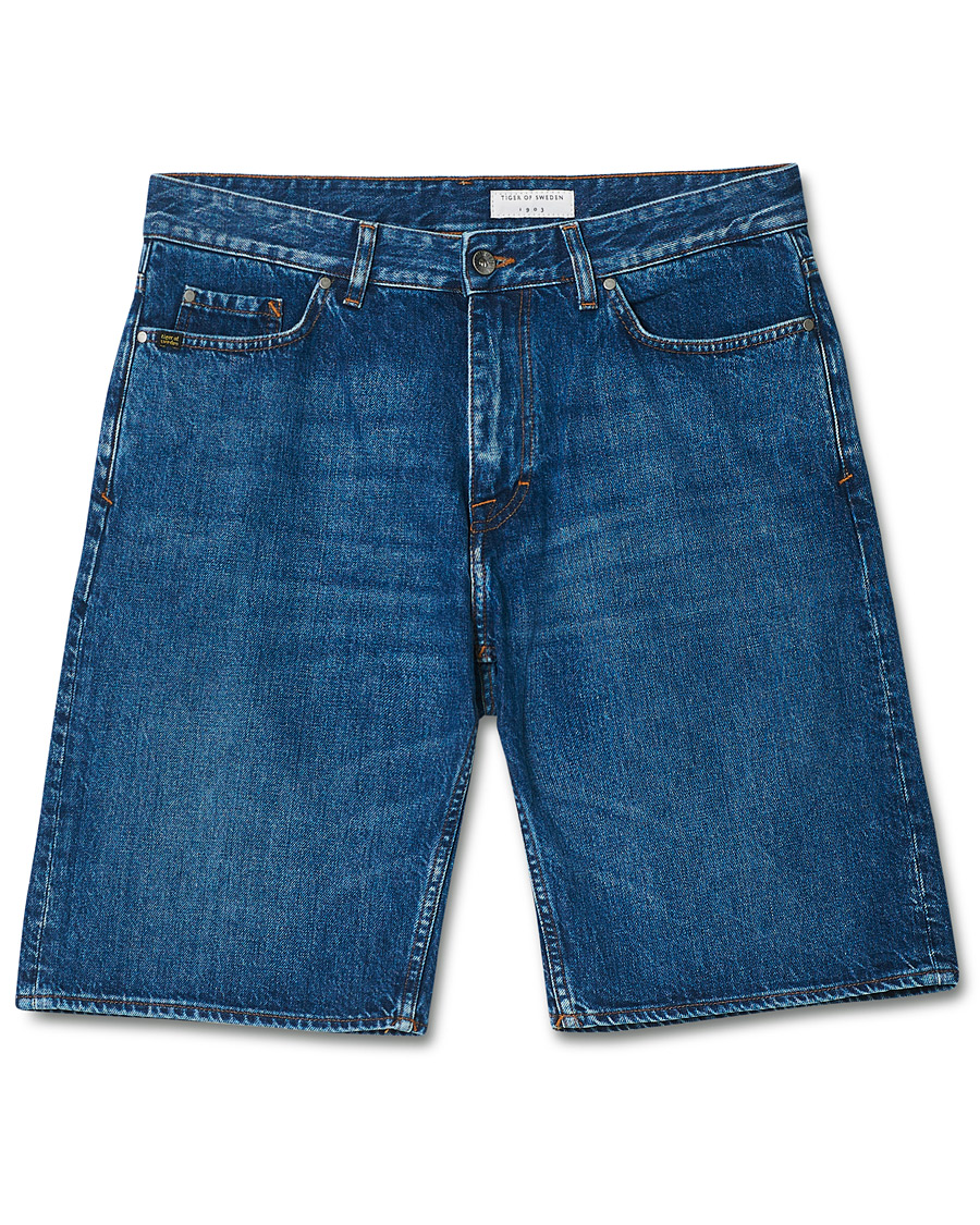 Homme | Shorts | Tiger of Sweden | Kylian Jeans Shorts Royal Blue