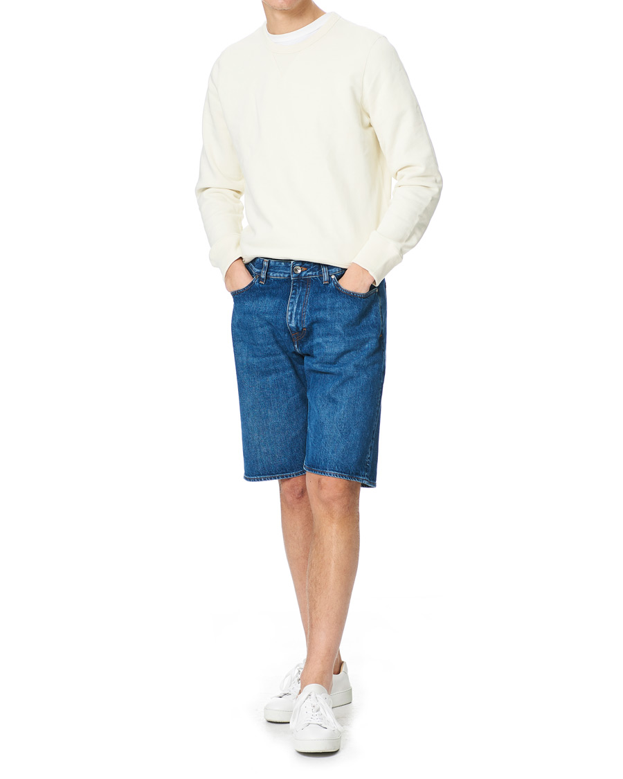 Homme | Shorts | Tiger of Sweden | Kylian Jeans Shorts Royal Blue