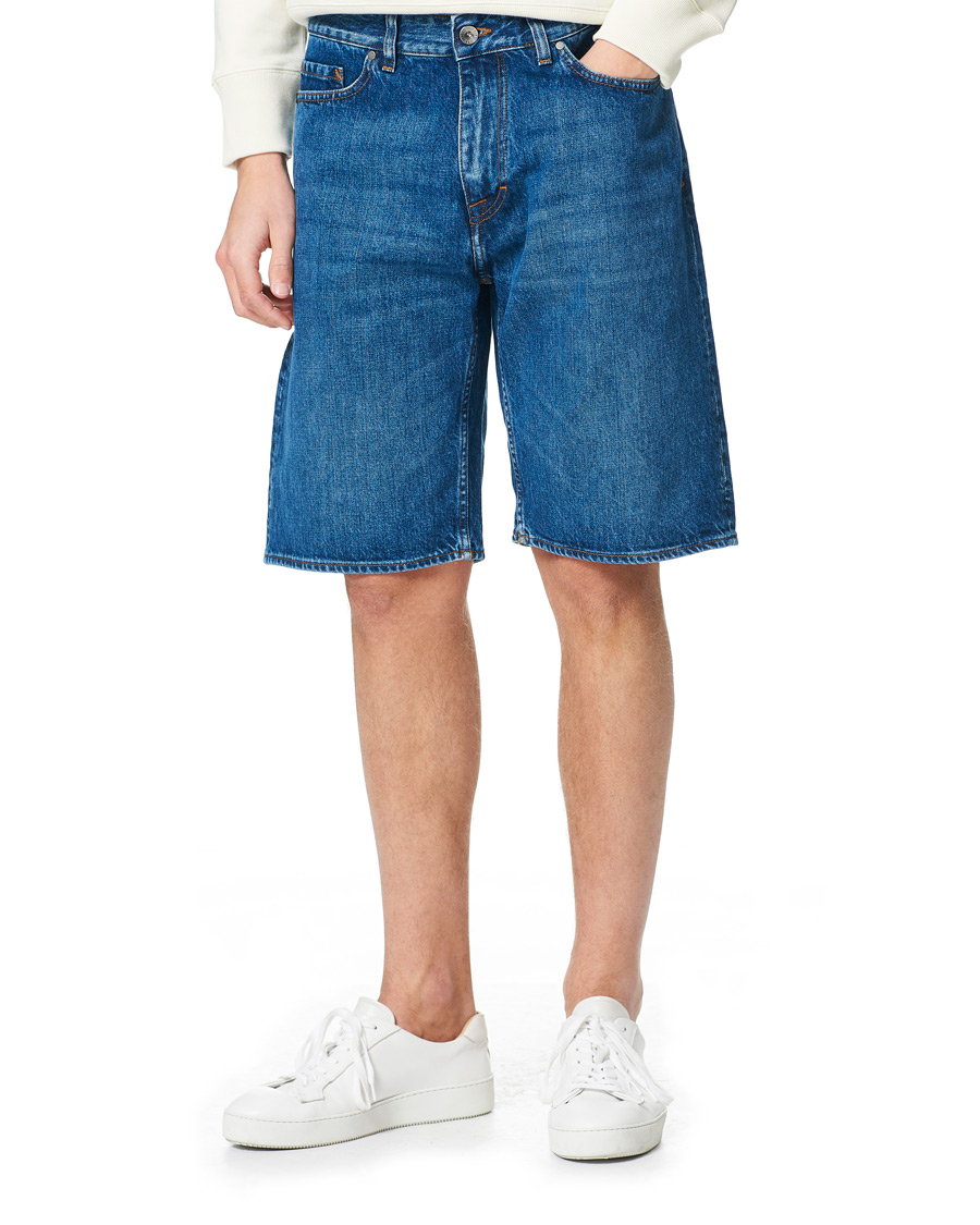 Homme | Shorts | Tiger of Sweden | Kylian Jeans Shorts Royal Blue