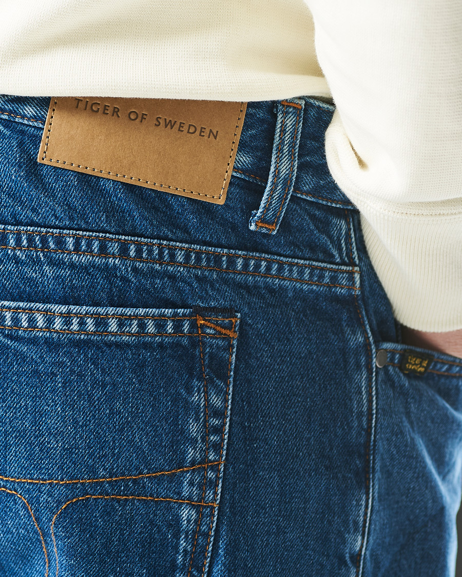 Homme | Shorts | Tiger of Sweden | Kylian Jeans Shorts Royal Blue