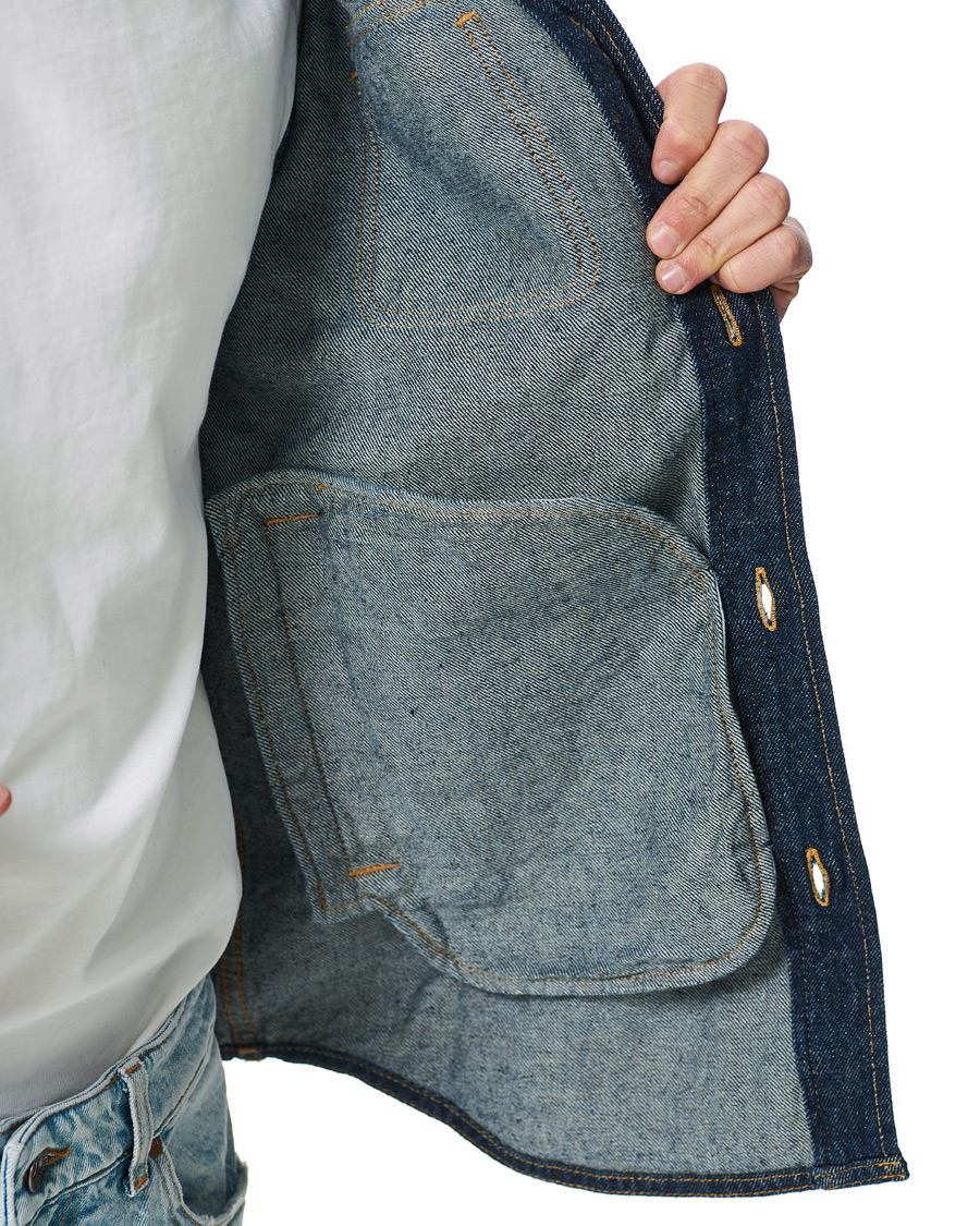 Homme | Manteaux Et Vestes | Tiger of Sweden | Get Organic Cotton Denim Jacket Midnight Blue