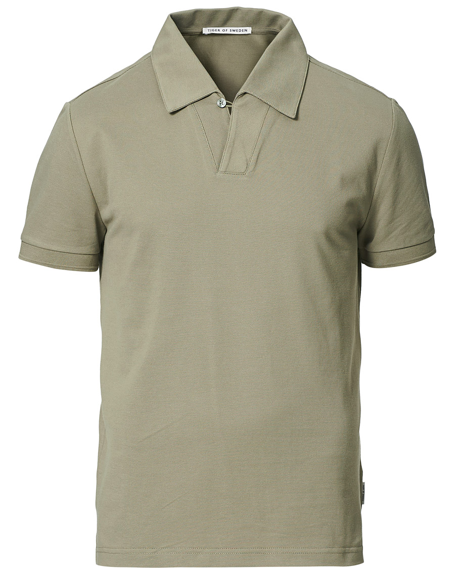 Homme | Polos | Tiger of Sweden | Aderico Polo Light Khaki