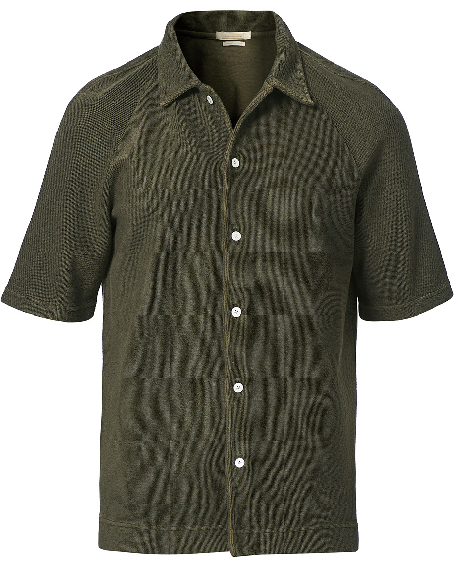 Homme | Polos | Massimo Alba | Japanese Terry Polo Military