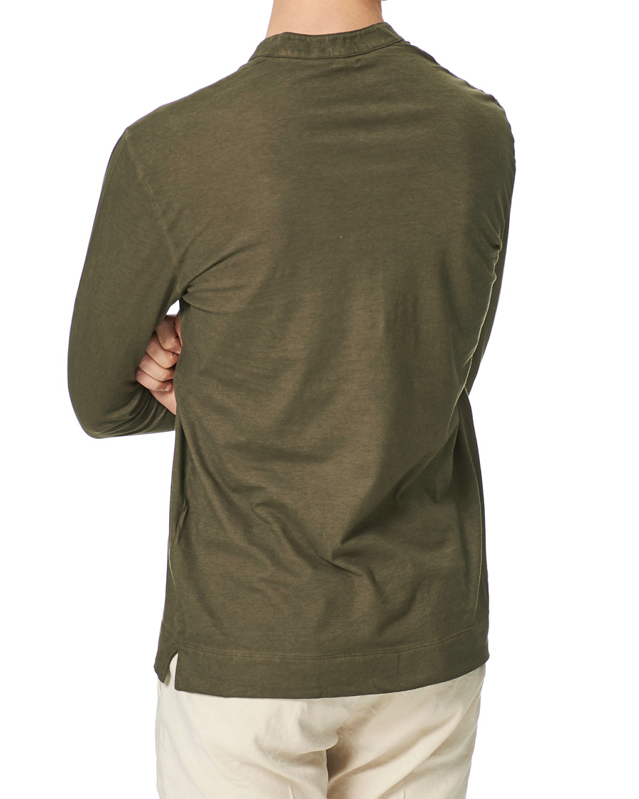 Homme | Pulls Et Tricots | Massimo Alba | Hawai Watercolor Henley Military