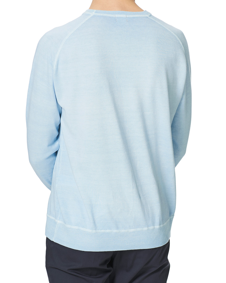 Homme | Pulls Et Tricots | Massimo Alba | Sport Cashmere/Cotton Crew Neck Ice Blue