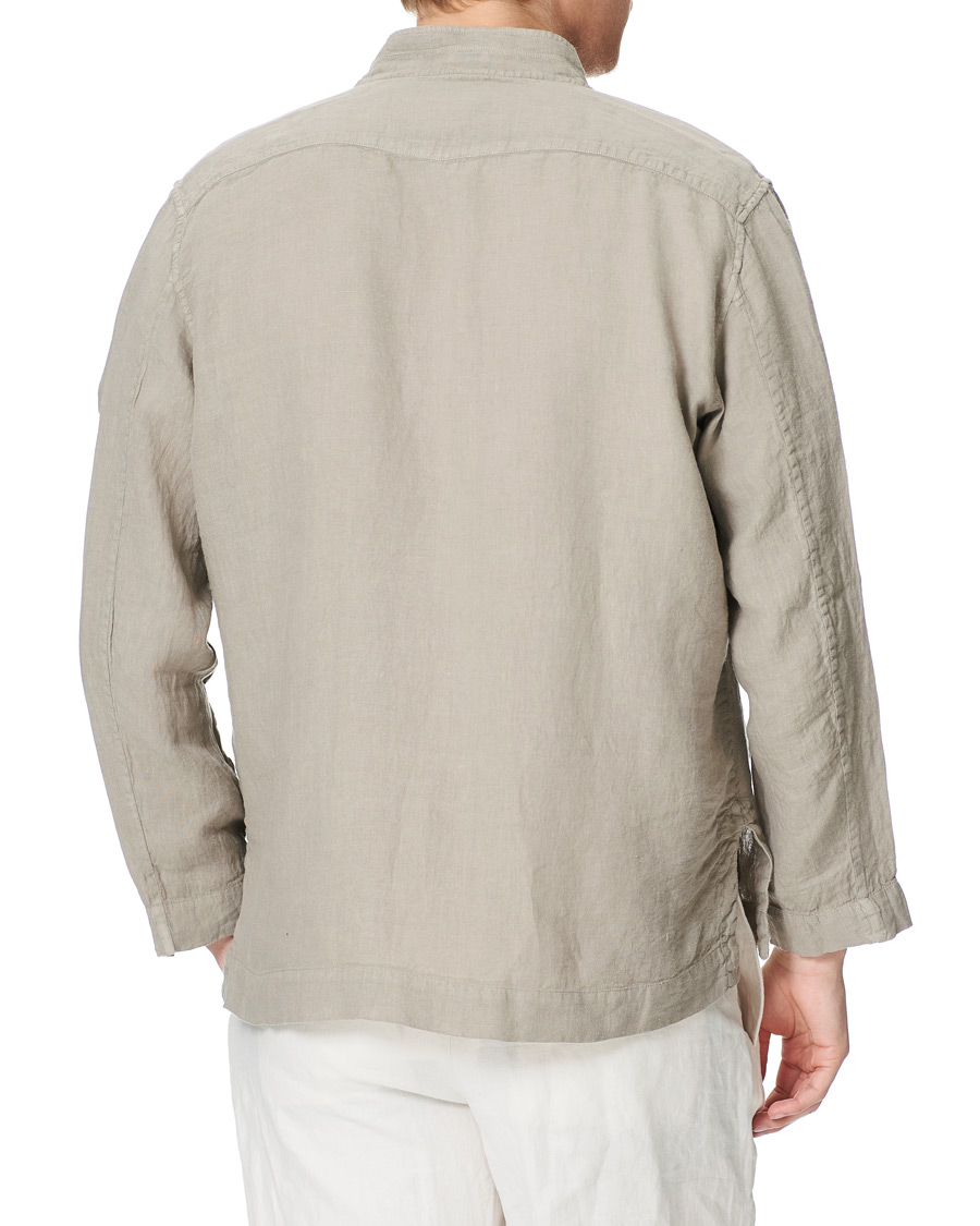 Homme | Chemises | Massimo Alba | Cina Linen Overshirt Walnut