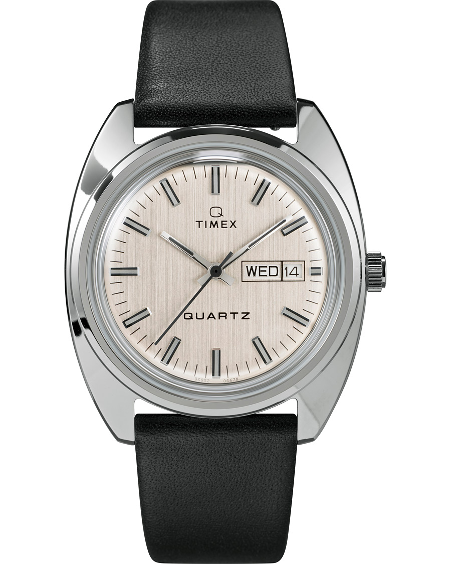 Homme | Timex Q Reissue 1978 Day Date 37mm Silver Dial | Timex | Q Reissue 1978 Day Date 37mm Silver Dial